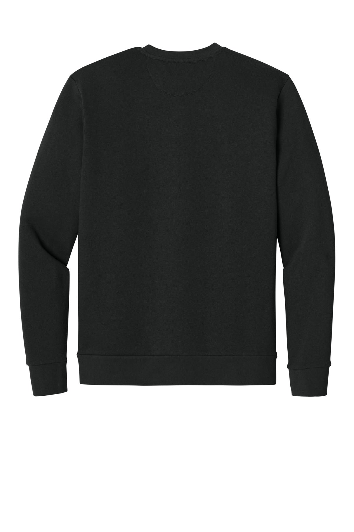 Rear View of Black Next Level Apparel Santa Barbara Pocket Sweatshirt NL9001