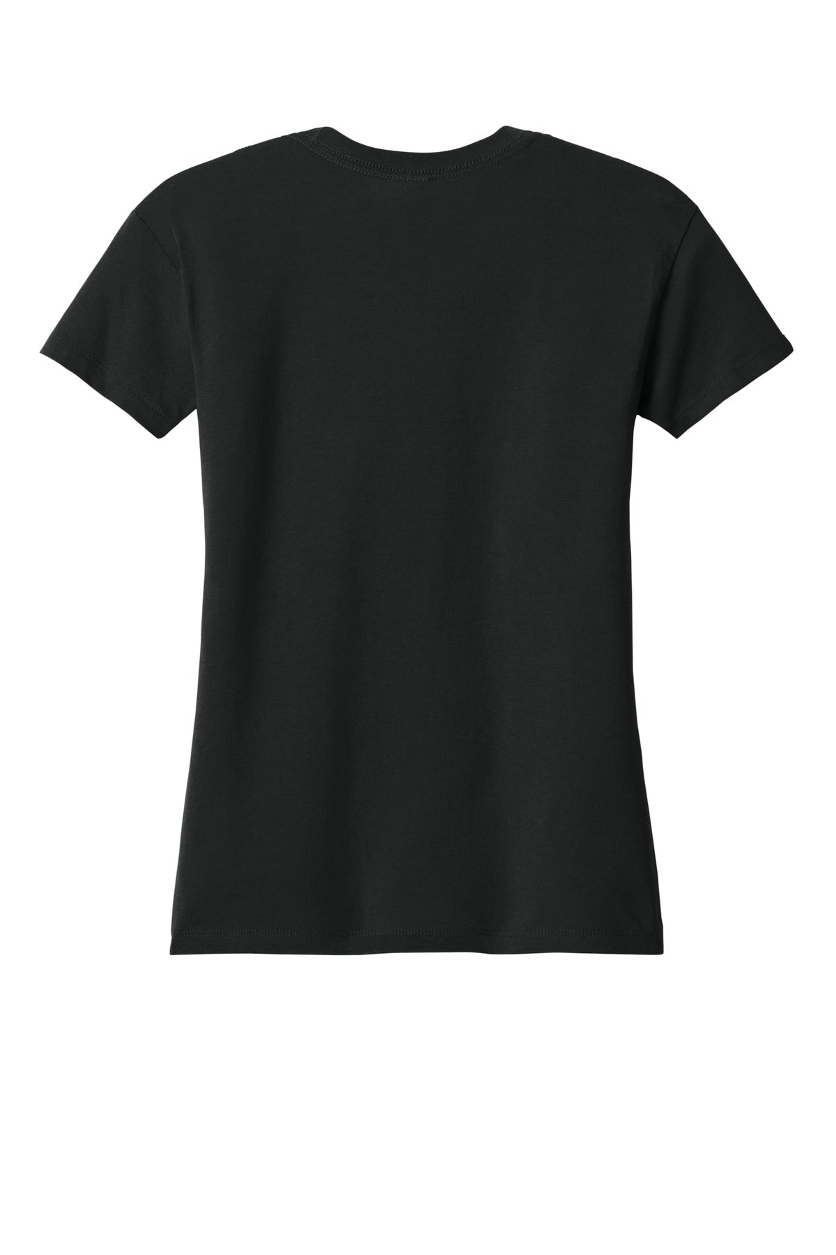 Rear View of Black Next Level Apparel Women's Cotton Relaxed Tee NL3910
