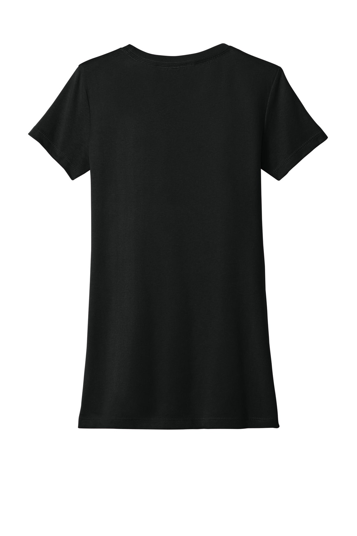 Rear View of Black Next Level Apparel Women's Ideal Tee NL1510