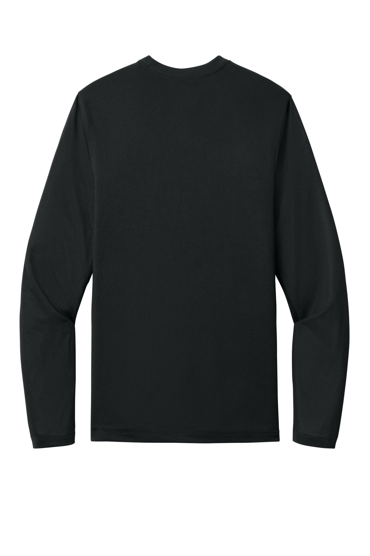 Rear View of Black Nike Team rLegend Long Sleeve Tee NKHQ4550