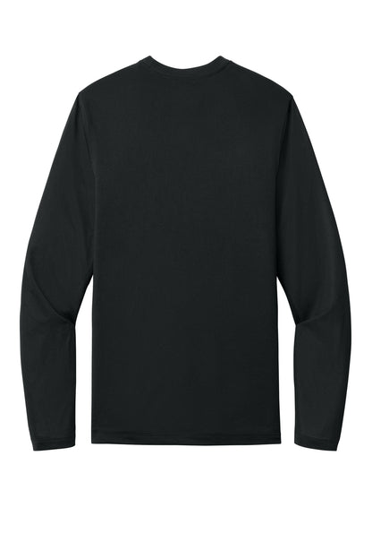 Rear View of Black Nike Team rLegend Long Sleeve Tee NKHQ4550