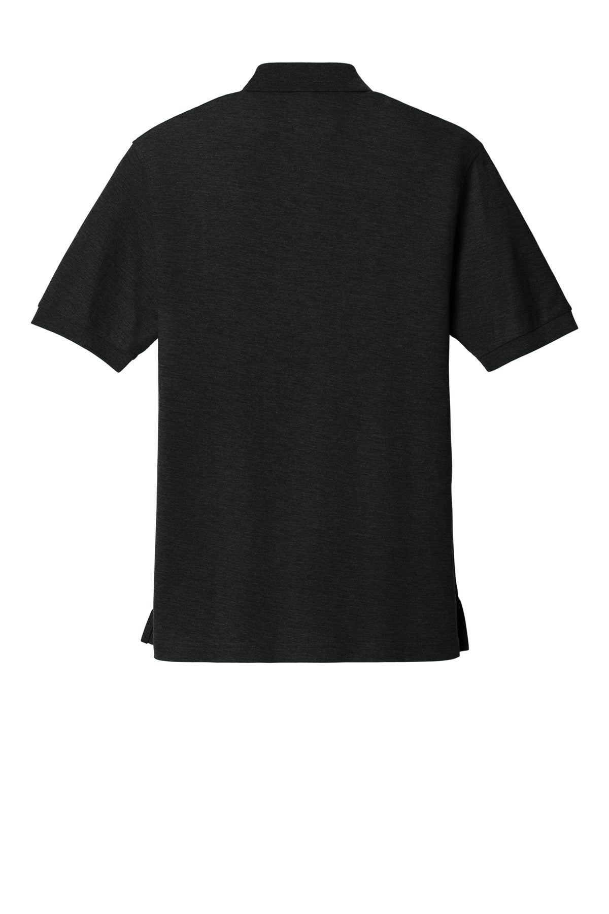 Rear View of Black Port Authority Extended Size Silk Touch Polo K500ES