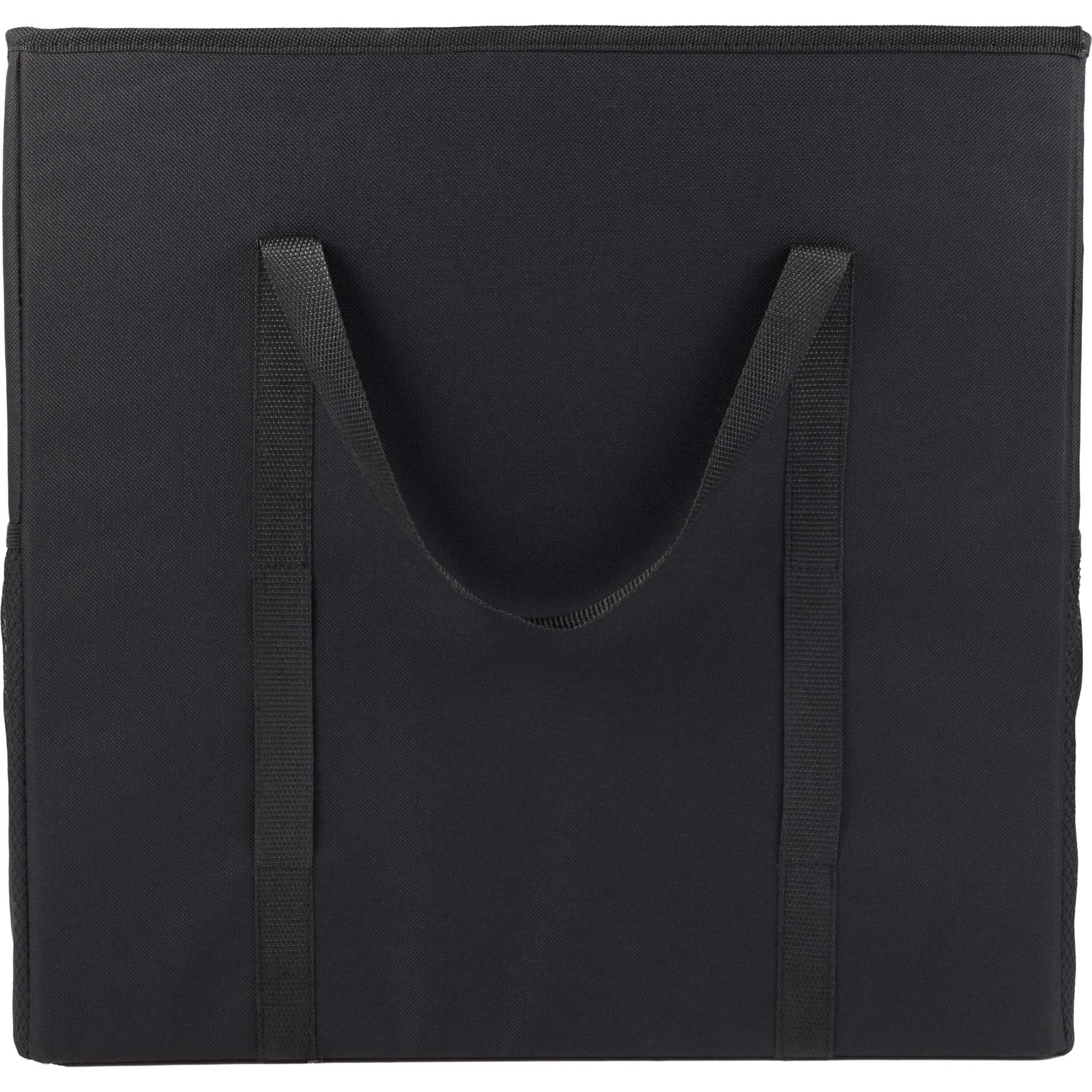 Rear View of Black Recycled Trunk Organizer plain