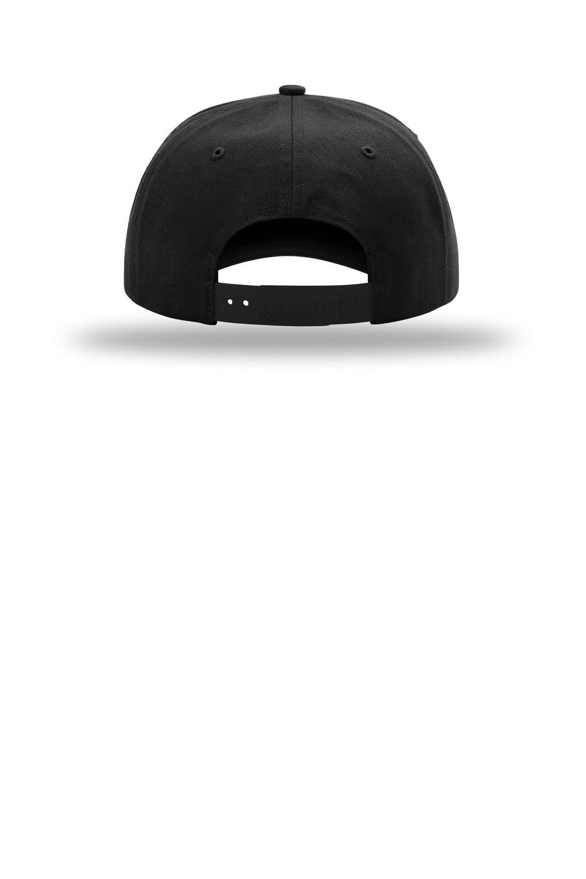 Rear View of Black Richardson 5-Panel Relaxed Gramps 356