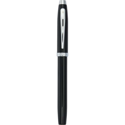 Rear View of Black Sheaffer® 100 Glossy Lacquer Roller Ball plain