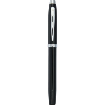 Rear View of Black Sheaffer® 100 Glossy Lacquer Roller Ball plain