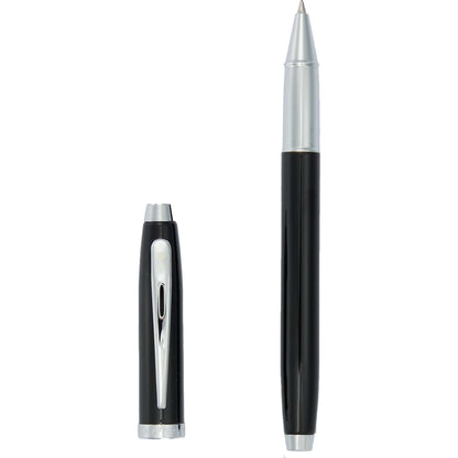 Rear View of Black Sheaffer® 100 Glossy Lacquer Roller Ball plain