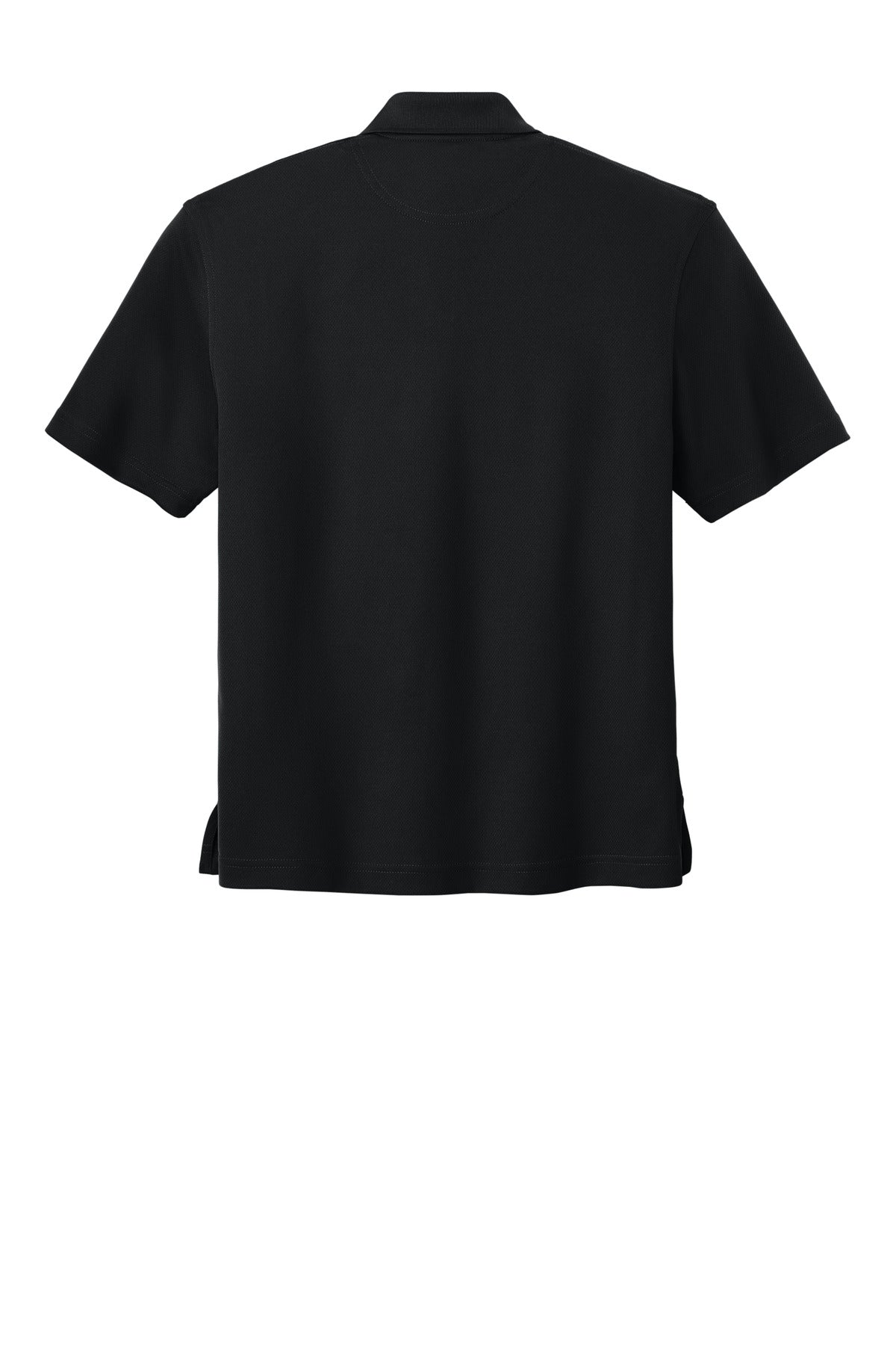 Rear View of Black Sport-Tek Dri-Mesh Polo. K469