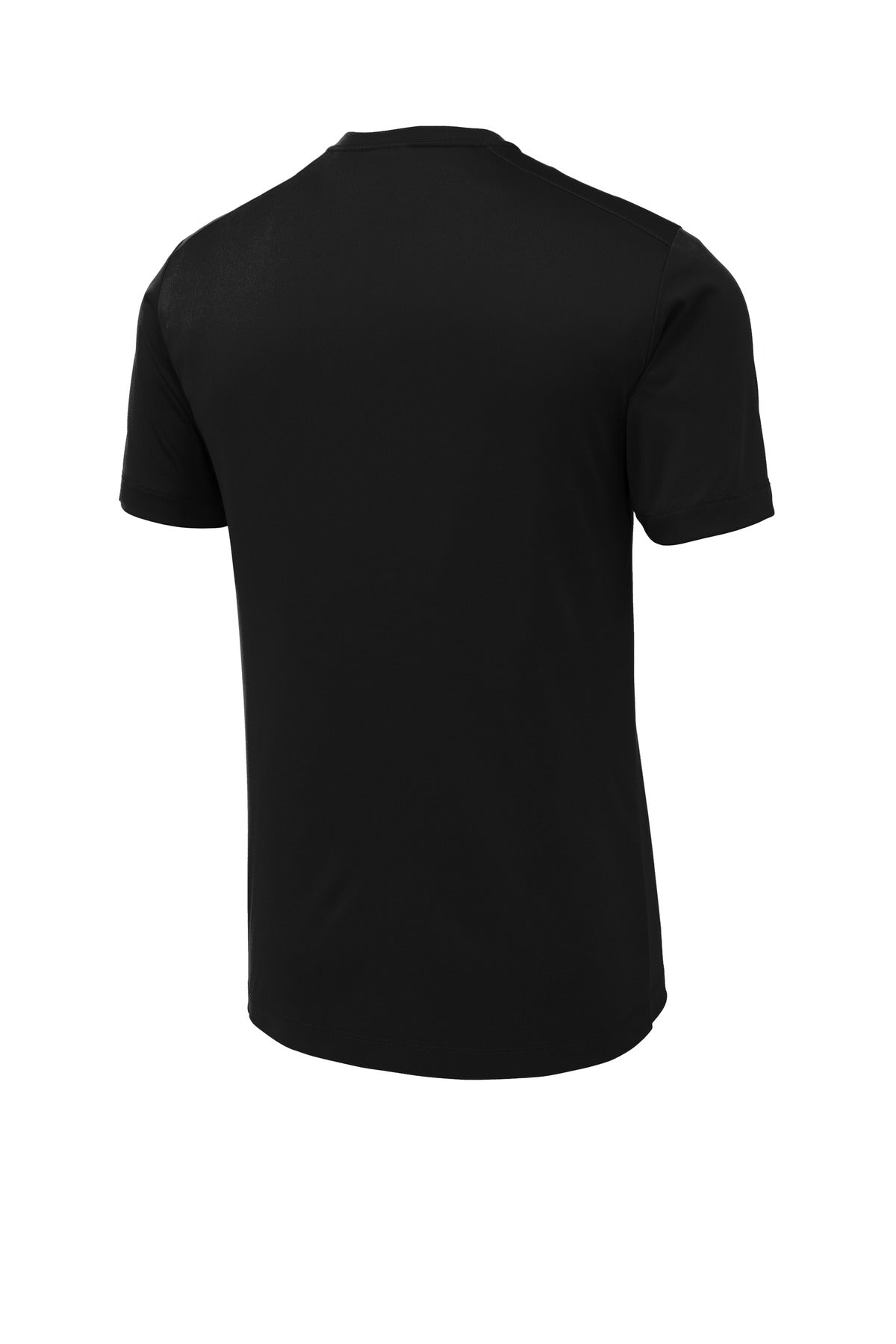 Rear View of Black Sport-Tek Posi-UV Pro Tee. ST420