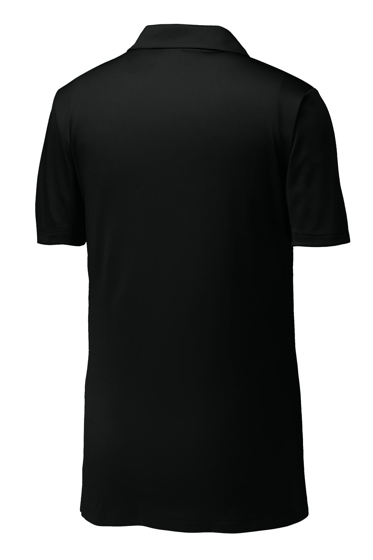 Rear View of Black Sport-Tek PosiCharge Competitor Polo. ST550