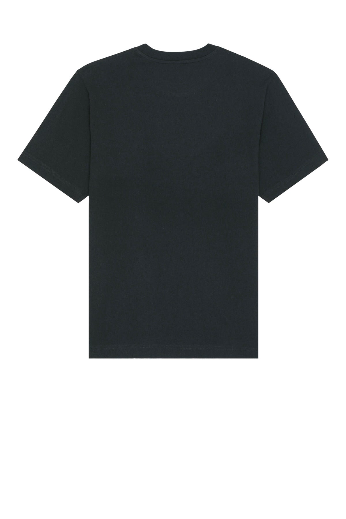 Rear View of Black Stanley/Stella Unisex Freestyler Heavyweight Tee SXU018