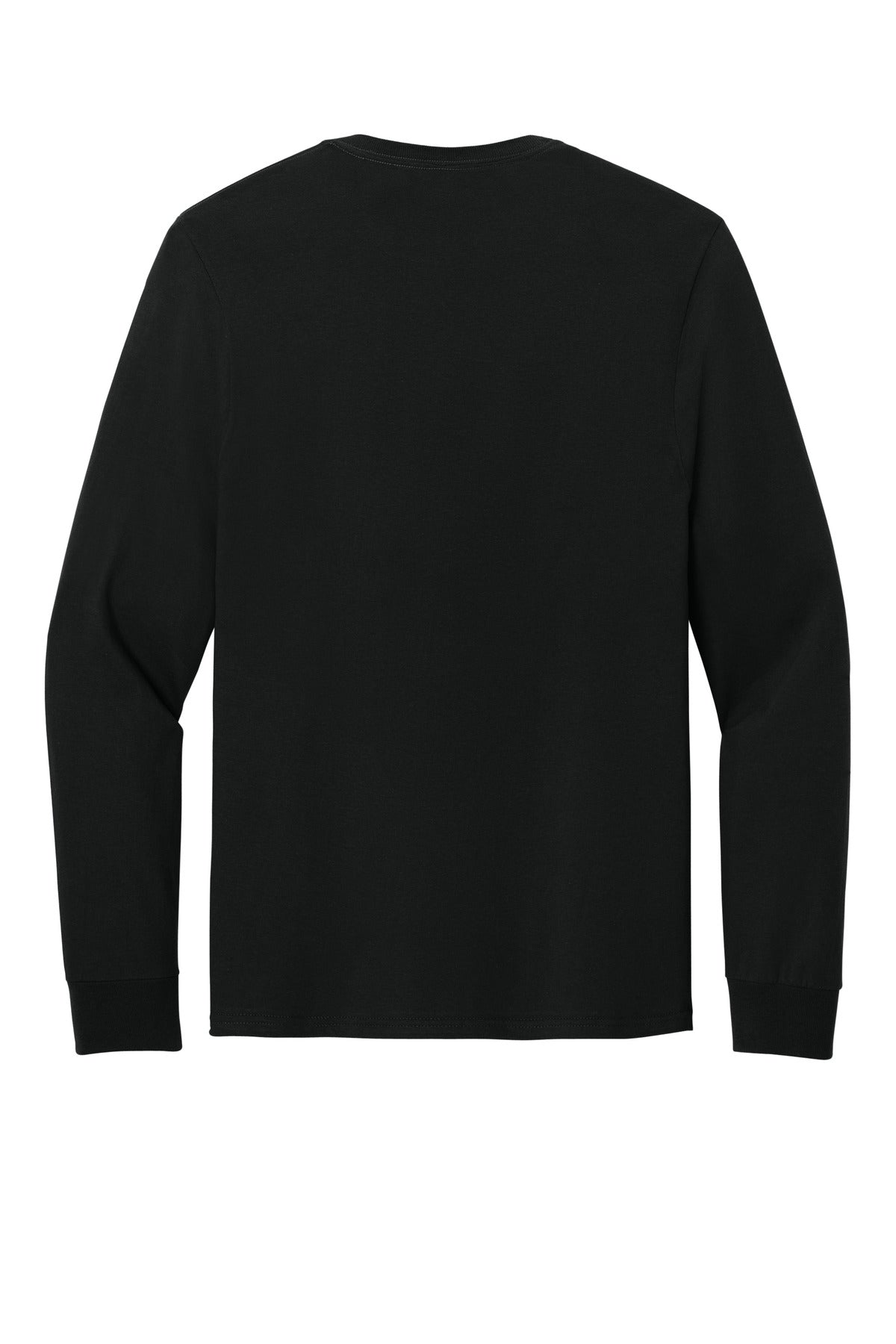 Rear View of BlackInk Jerzees Classics Unisex Cotton Long Sleeve T-Shirt 363L