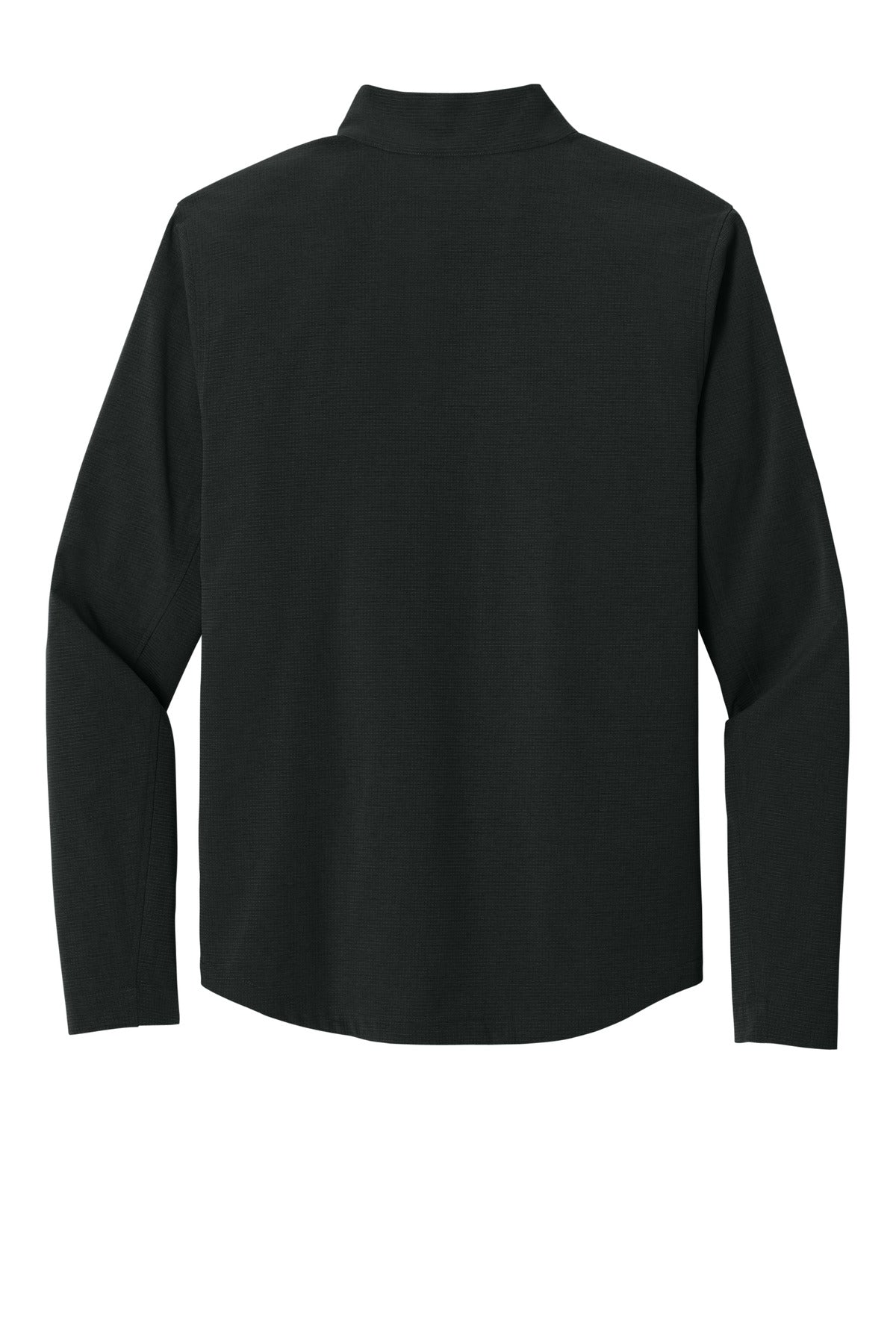 Rear View of Blacktop OGIO Aspect 1/2-Zip Pullover OG1003