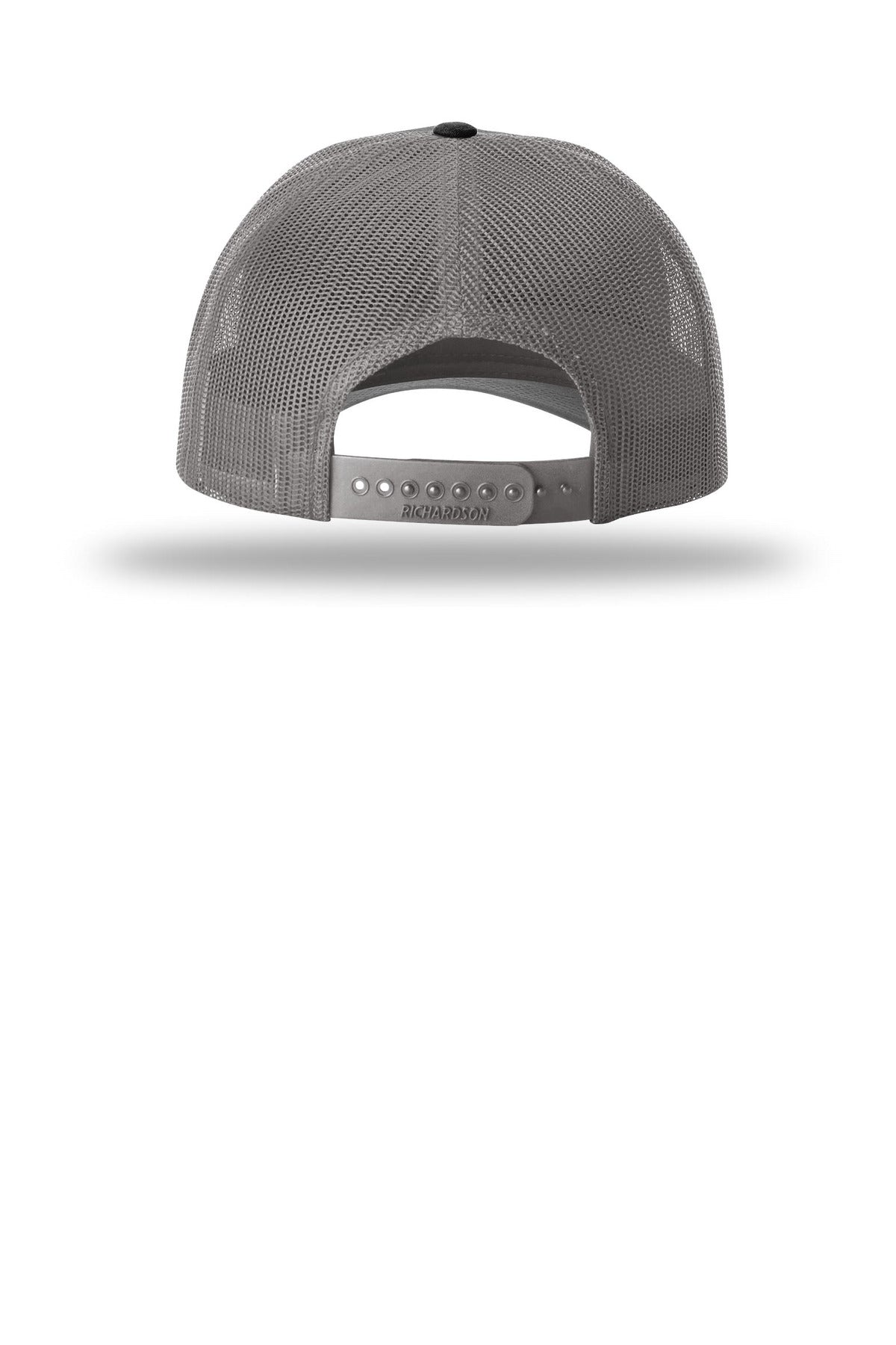 Rear View of Blk/Char Richardson Low Pro Trucker 115