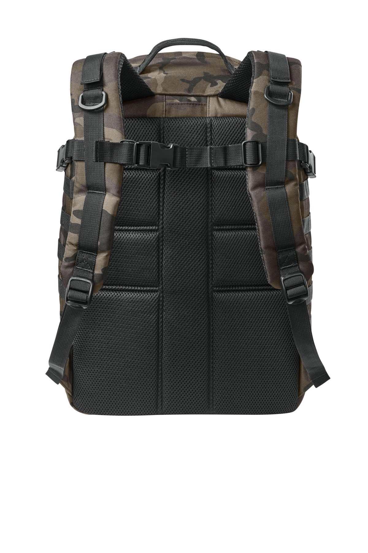 Rear View of BlkInkCamo CornerStone Large Tactical Backpack CSB206