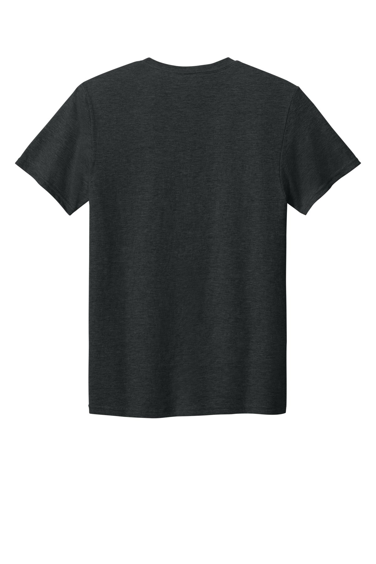 Rear View of BlkInkHtr Jerzees Premium Blend Ring Spun T-Shirt 560M