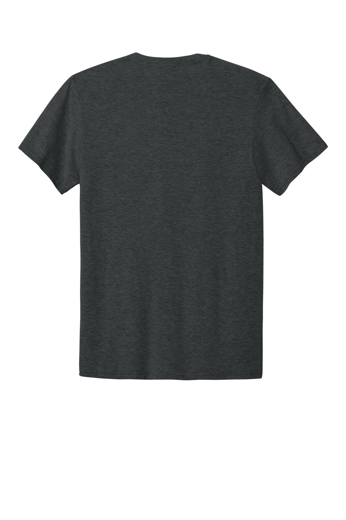 Rear View of BlkInkHtr Jerzees Ultimate Unisex Ring Spun T-Shirt IC46M