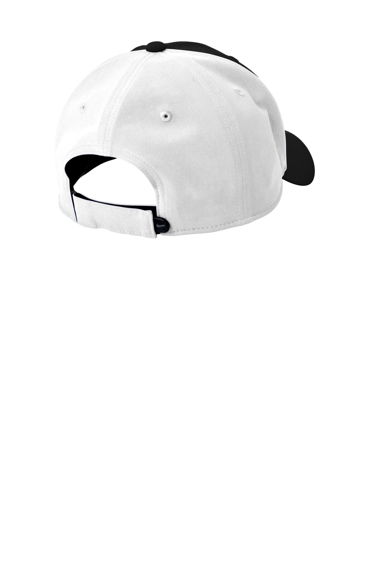 Rear View of Blk/White Nike Dri-FIT Legacy Cap NKFB6447