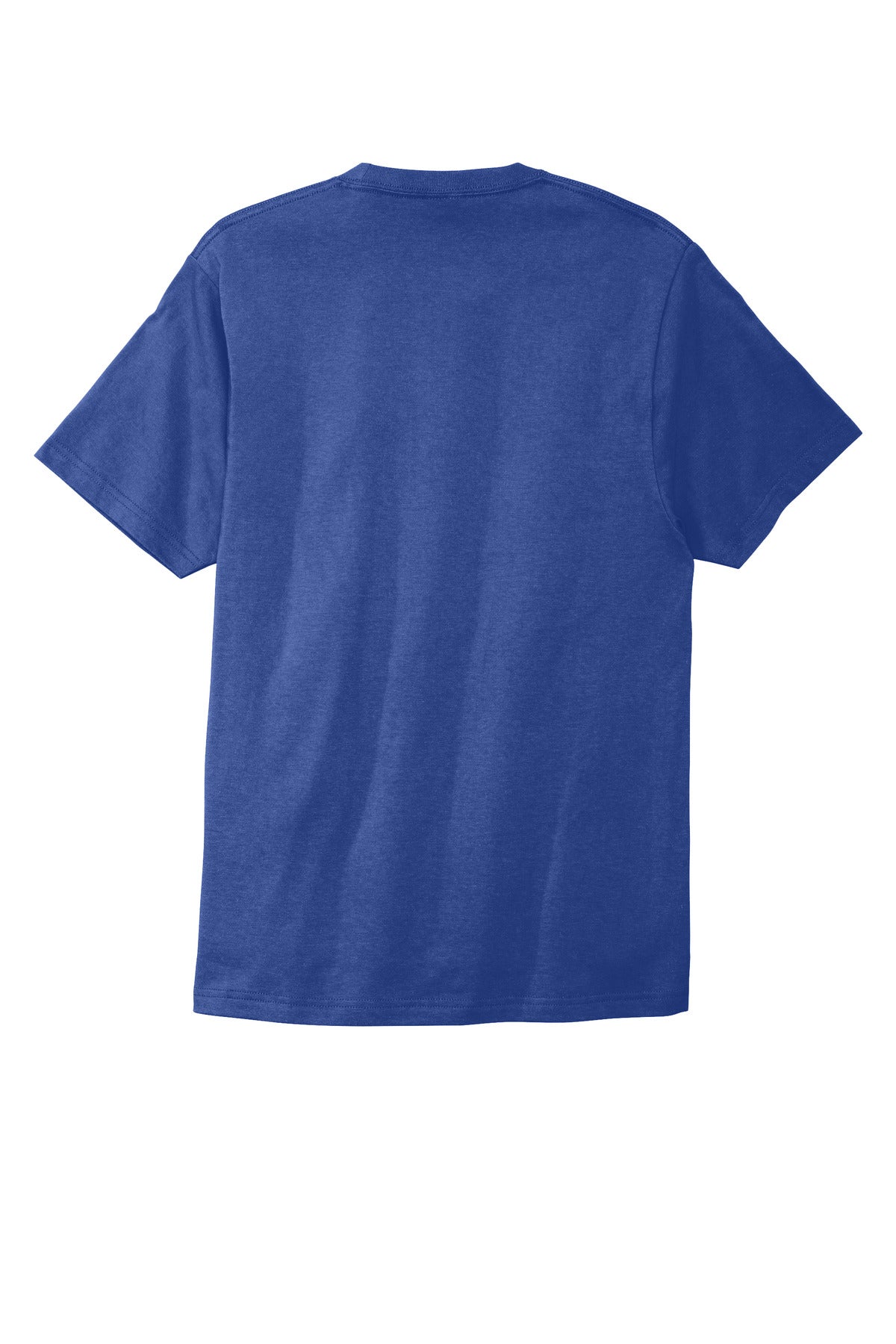 Rear View of Blue Iris Port & Co Bouncer Tee PC600