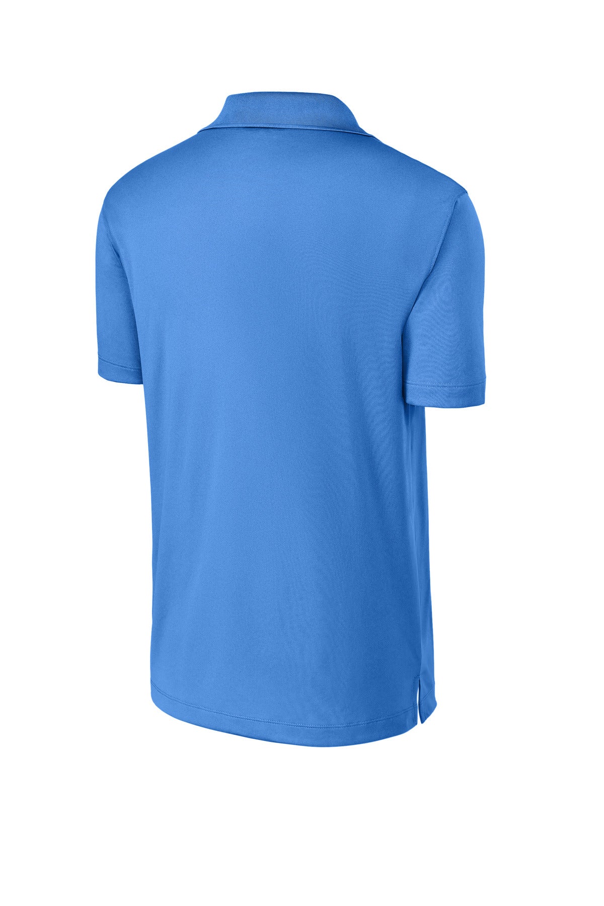 Rear View of Blue Lake Sport-Tek Micropique Sport-Wick Polo. ST650