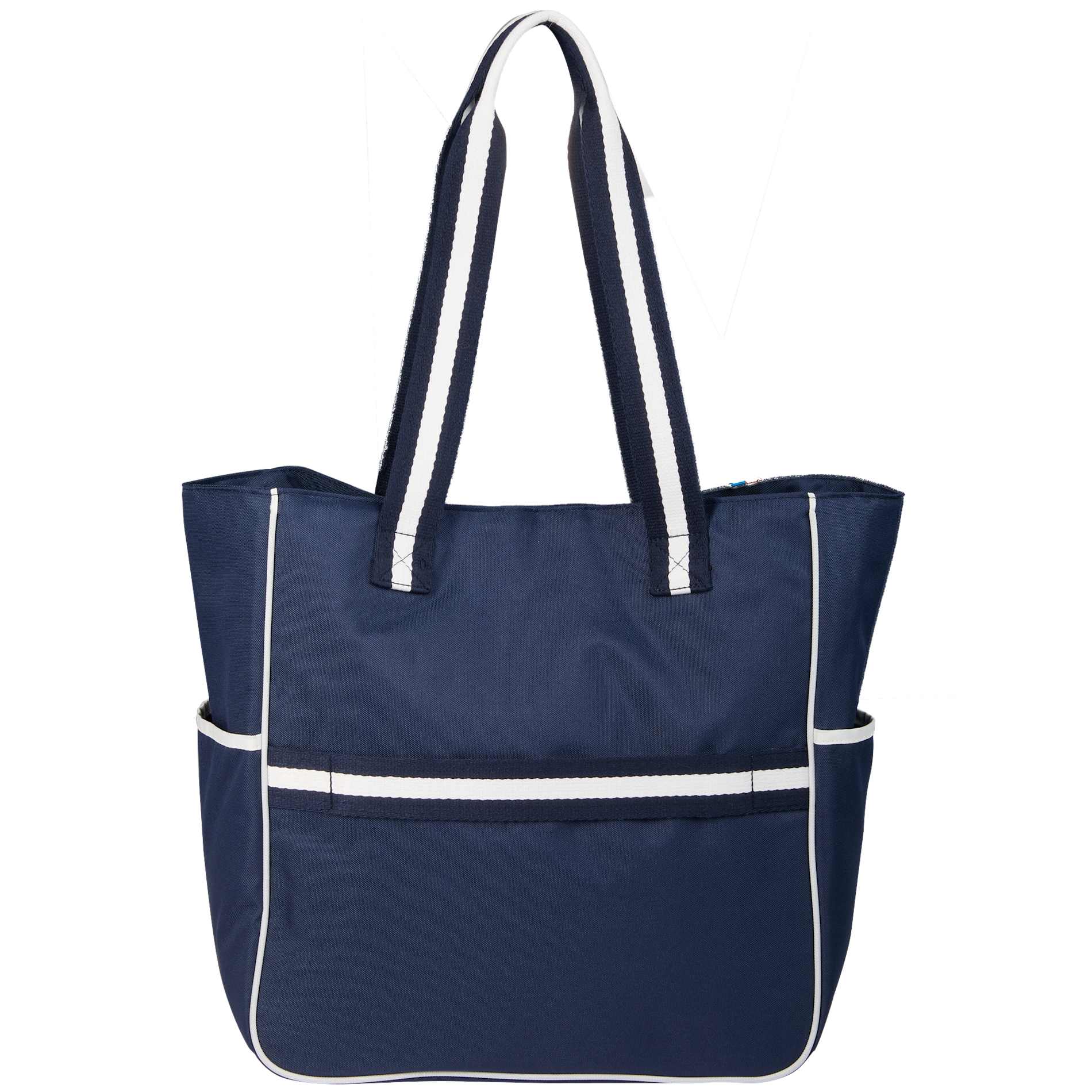 Rear View of Blue Retro Sport Multipurpose Tote