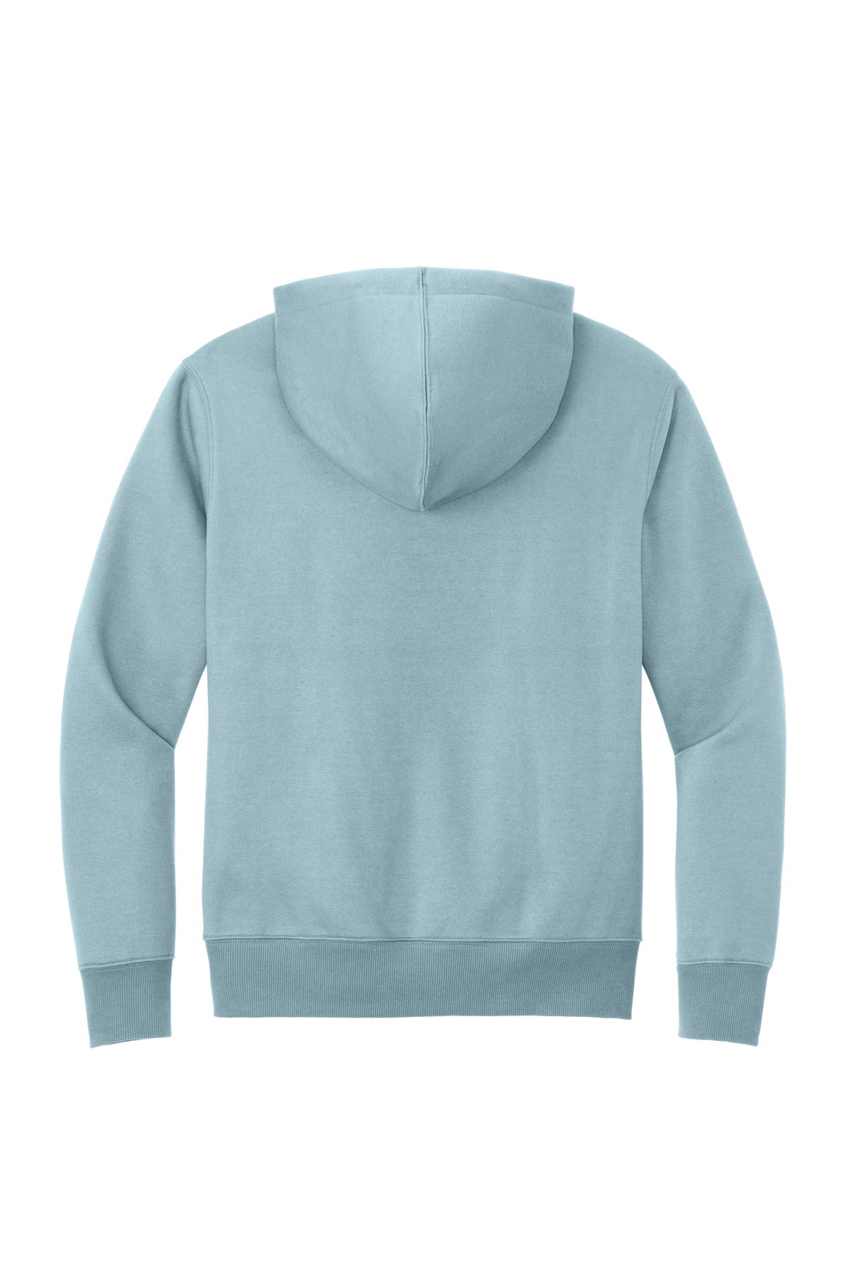 Rear View of BlueFog District Perfect Weight Fleece Hoodie DT1101