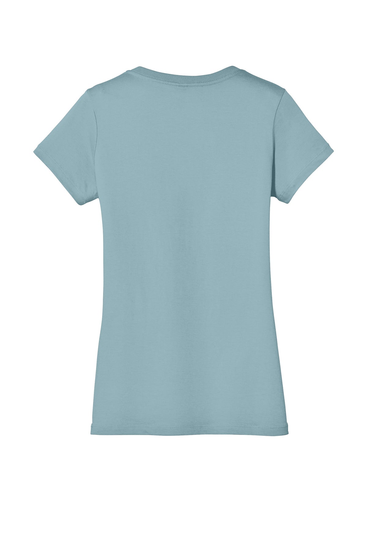Rear View of BlueFog District - Women's Perfect Weight V-Neck Tee. DM1170L