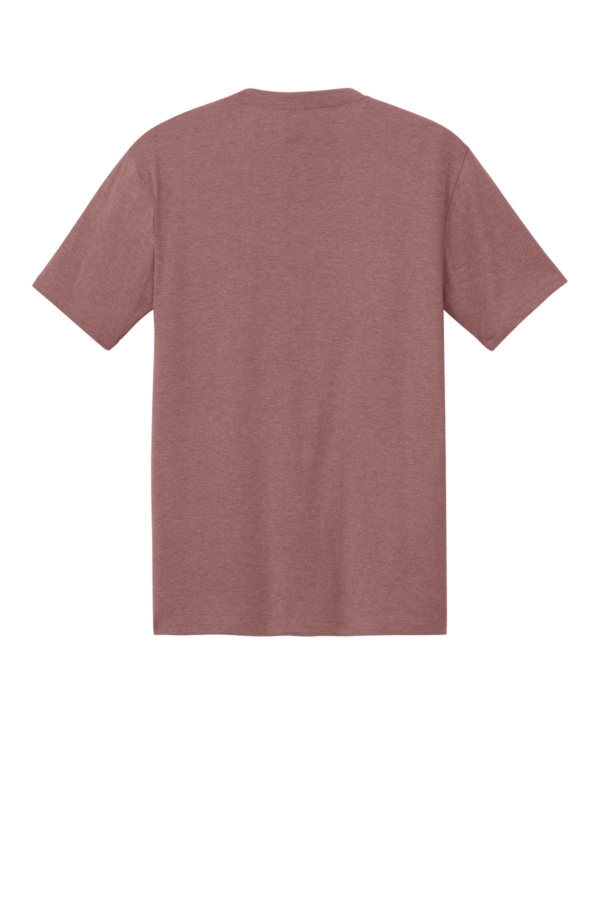 Rear View of Blush Frost District Perfect Tri Tee. DM130