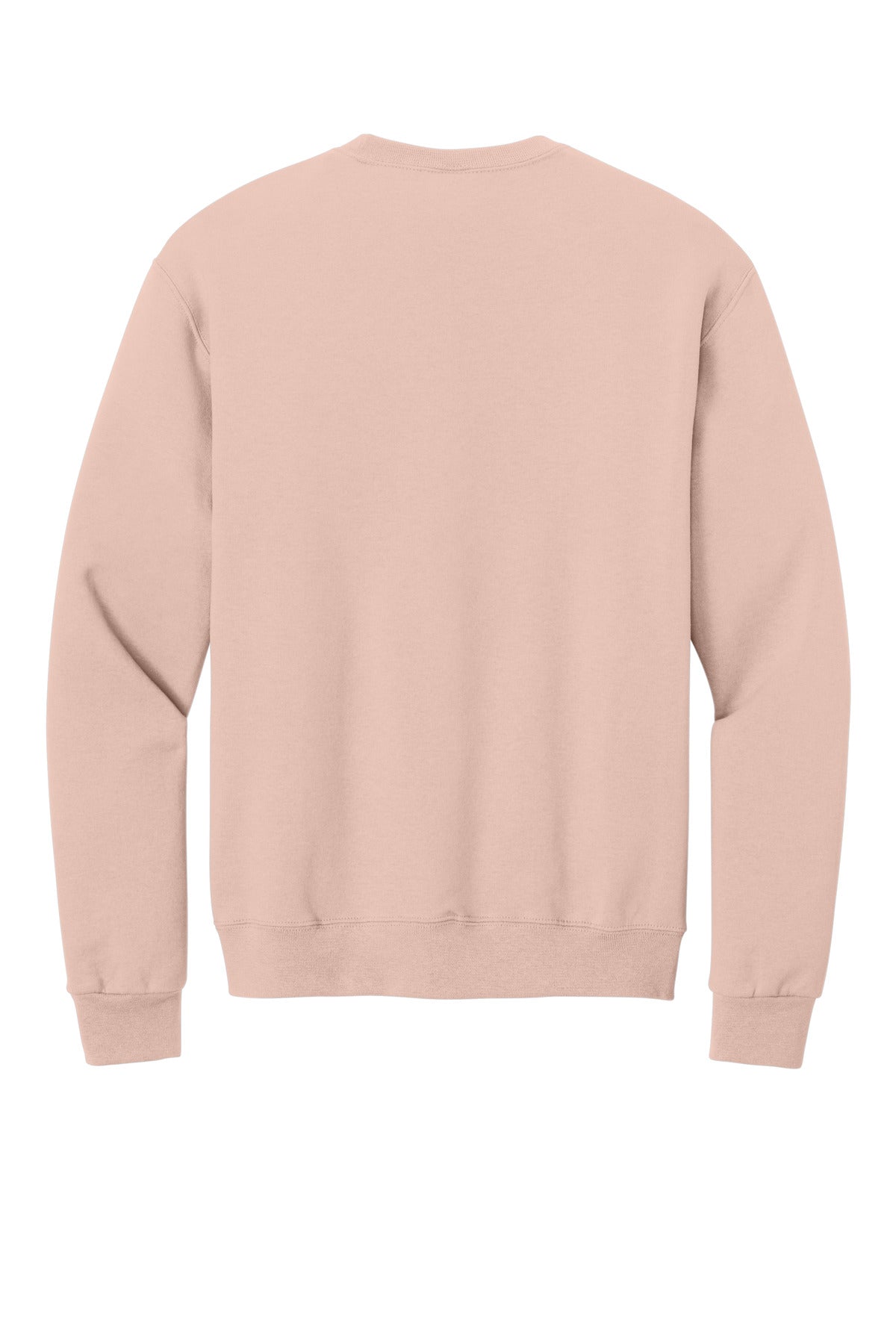 Rear View of BlushPink Jerzees - NuBlend Crewneck Sweatshirt. 562M