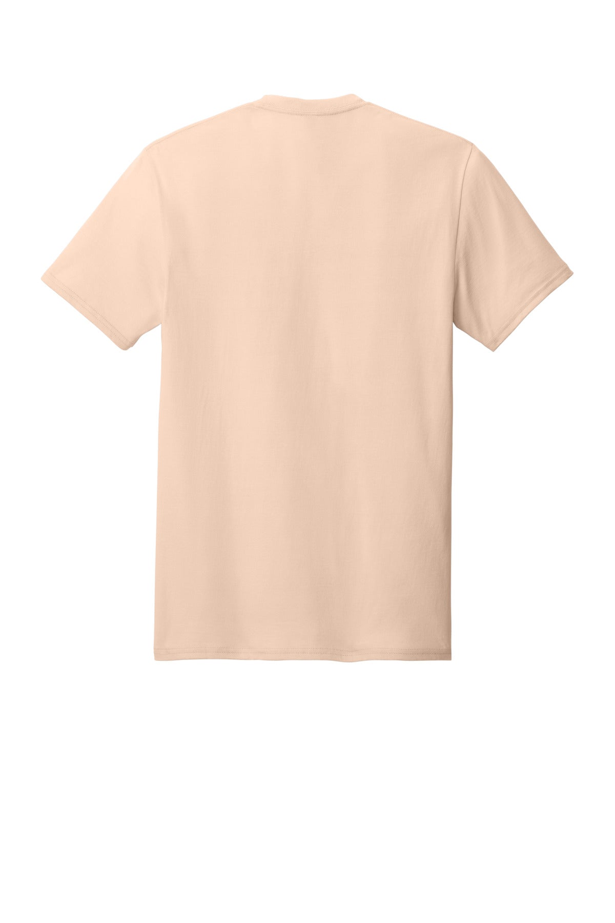 Rear View of BlushPink Jerzees Ultimate Unisex Ring Spun T-Shirt IC46M