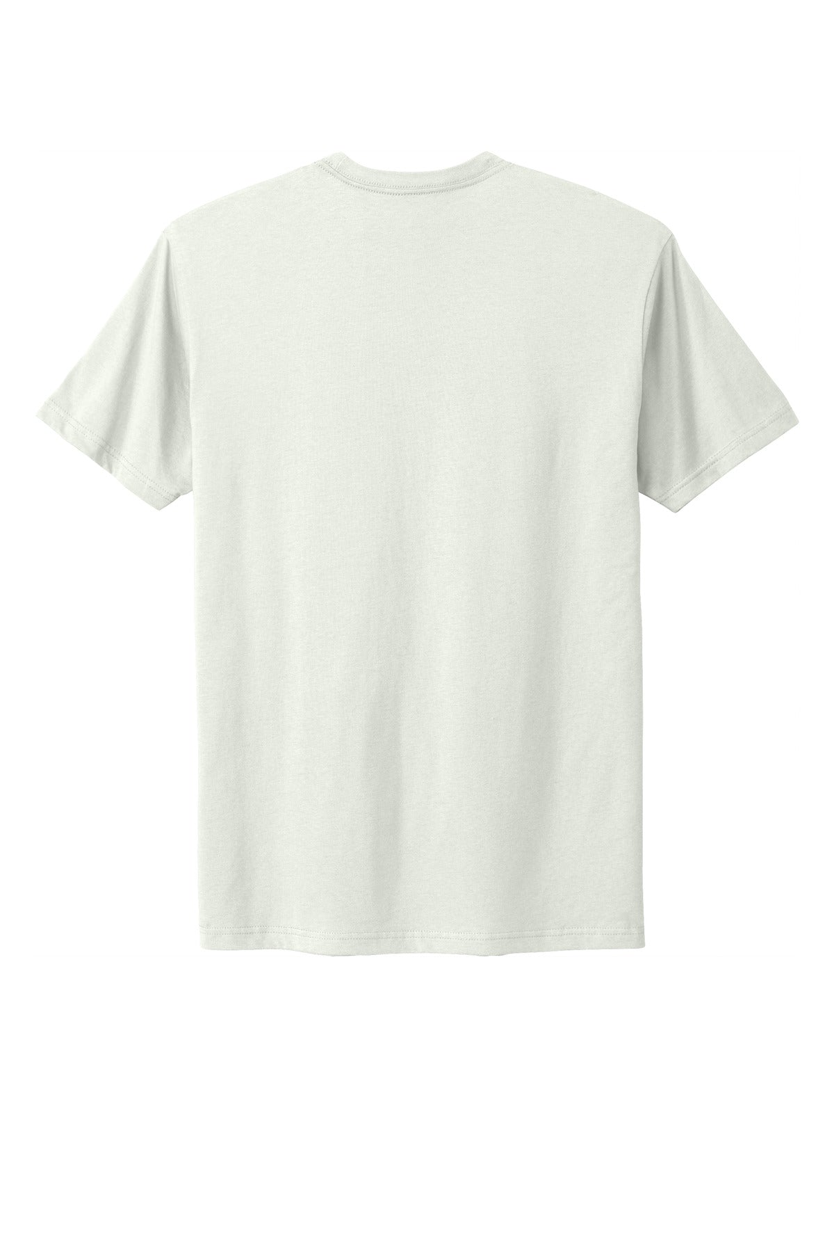 Rear View of Bone Next Level Apparel Adult Cotton Tee. NL3600