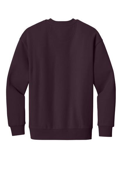 Rear View of Bordeaux District V.I.T. Heavyweight Fleece Crew DT6154