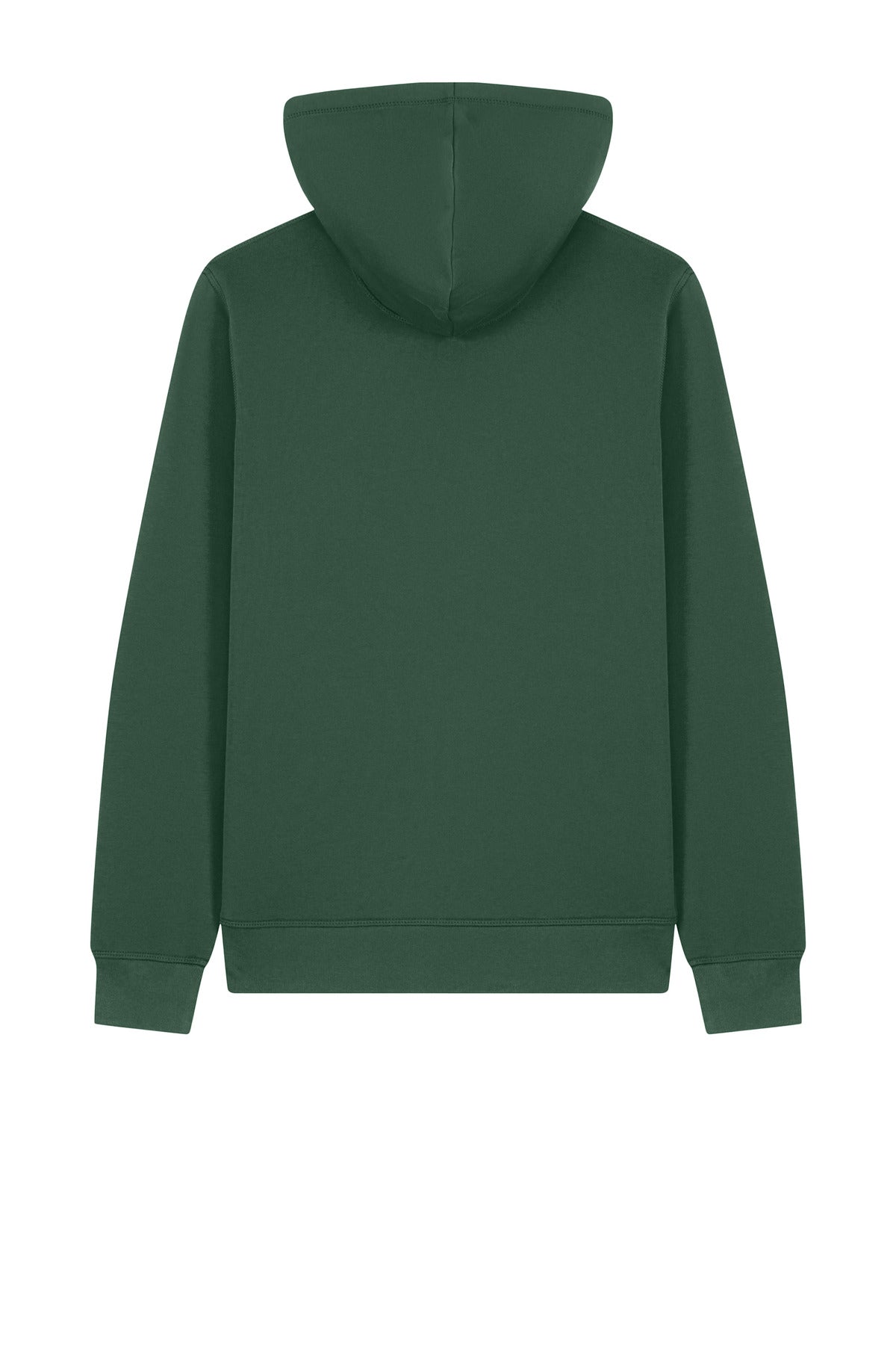 Rear View of BottleGrn Stanley/Stella Unisex Mixer Full-Zip Hooded Sweatshirt SXU011