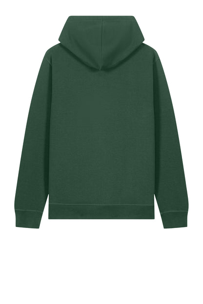 Rear View of BottleGrn Stanley/Stella Unisex Sounder Hooded Sweatshirt SXU012