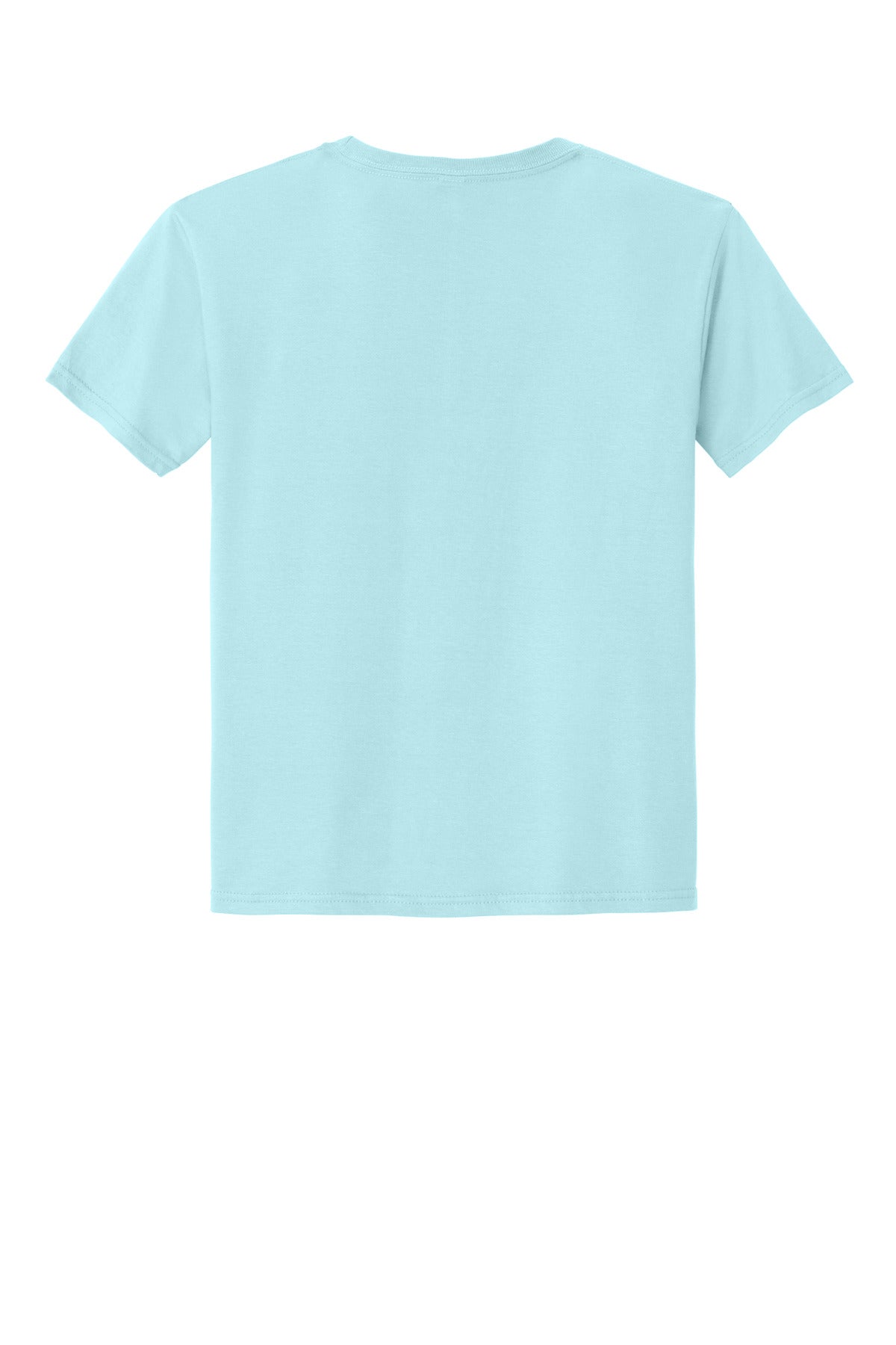 Rear View of BreezyBlue Jerzees Classics Youth Cotton T-Shirt 363Y
