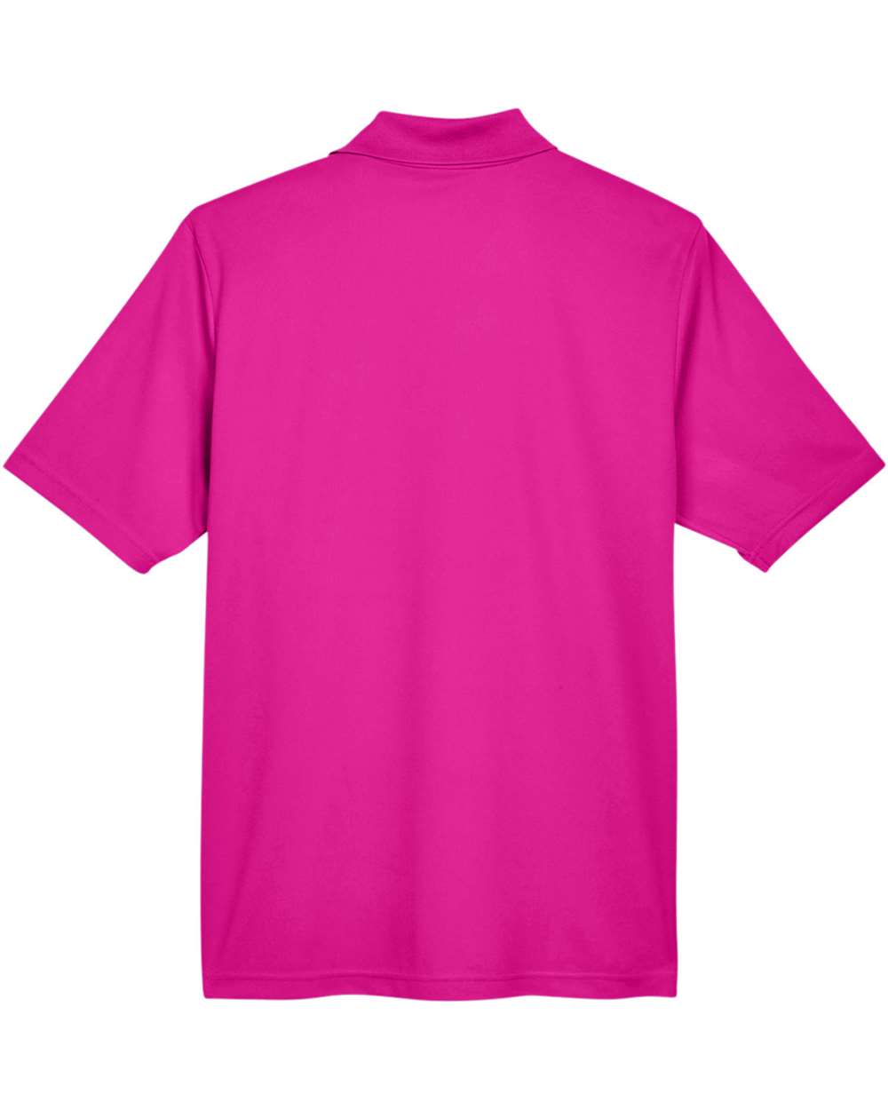 Rear View of Bright Magenta Men's Origin Performance Piqué Polo - 88181