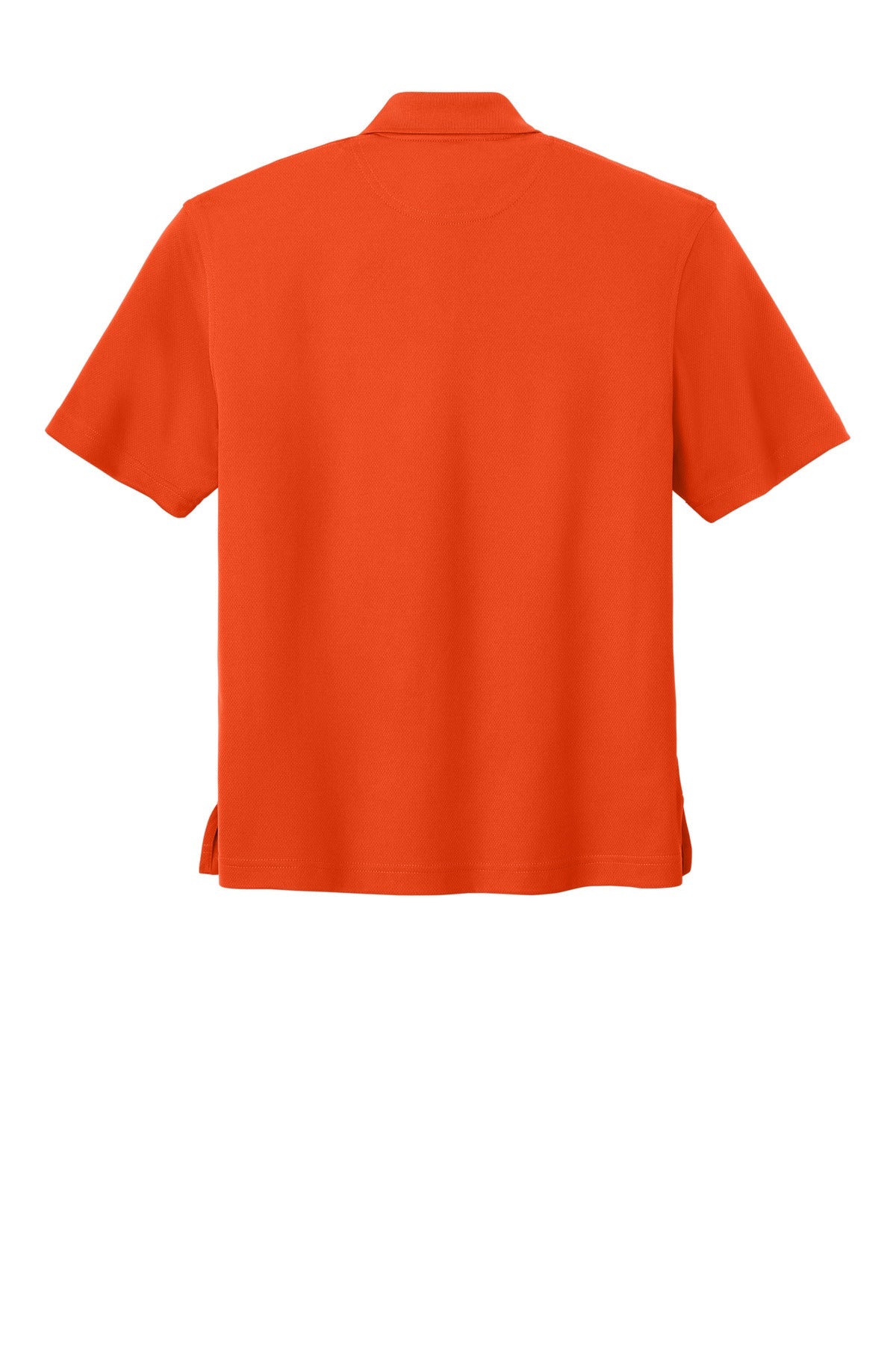 Rear View of Bright Orange Sport-Tek Dri-Mesh Polo. K469