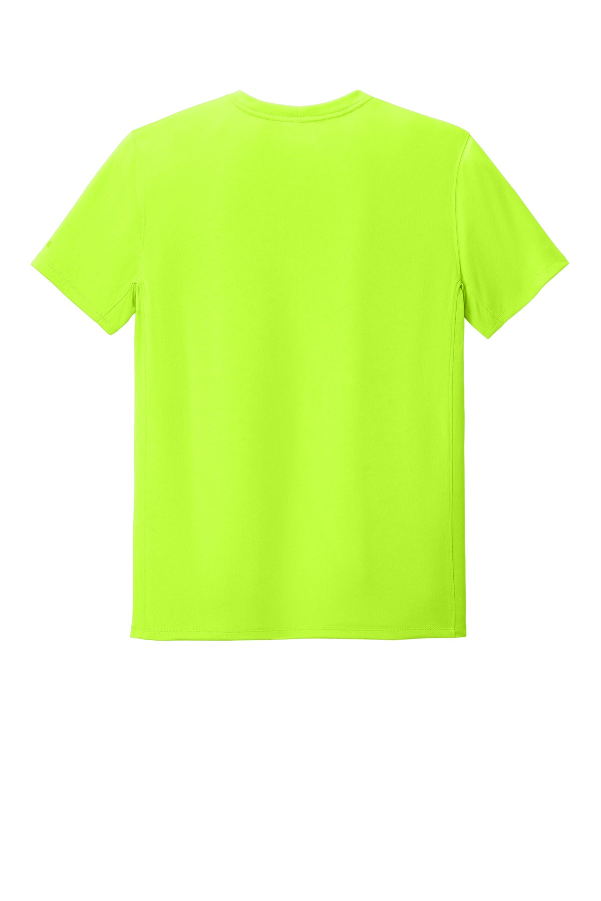 Rear View of BriteLime Carhartt Force Sun Defender Short Sleeve T-Shirt CT106868