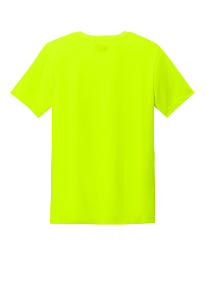 Rear View of BriteLime Carhartt Short Sleeve T-Shirt CT106020