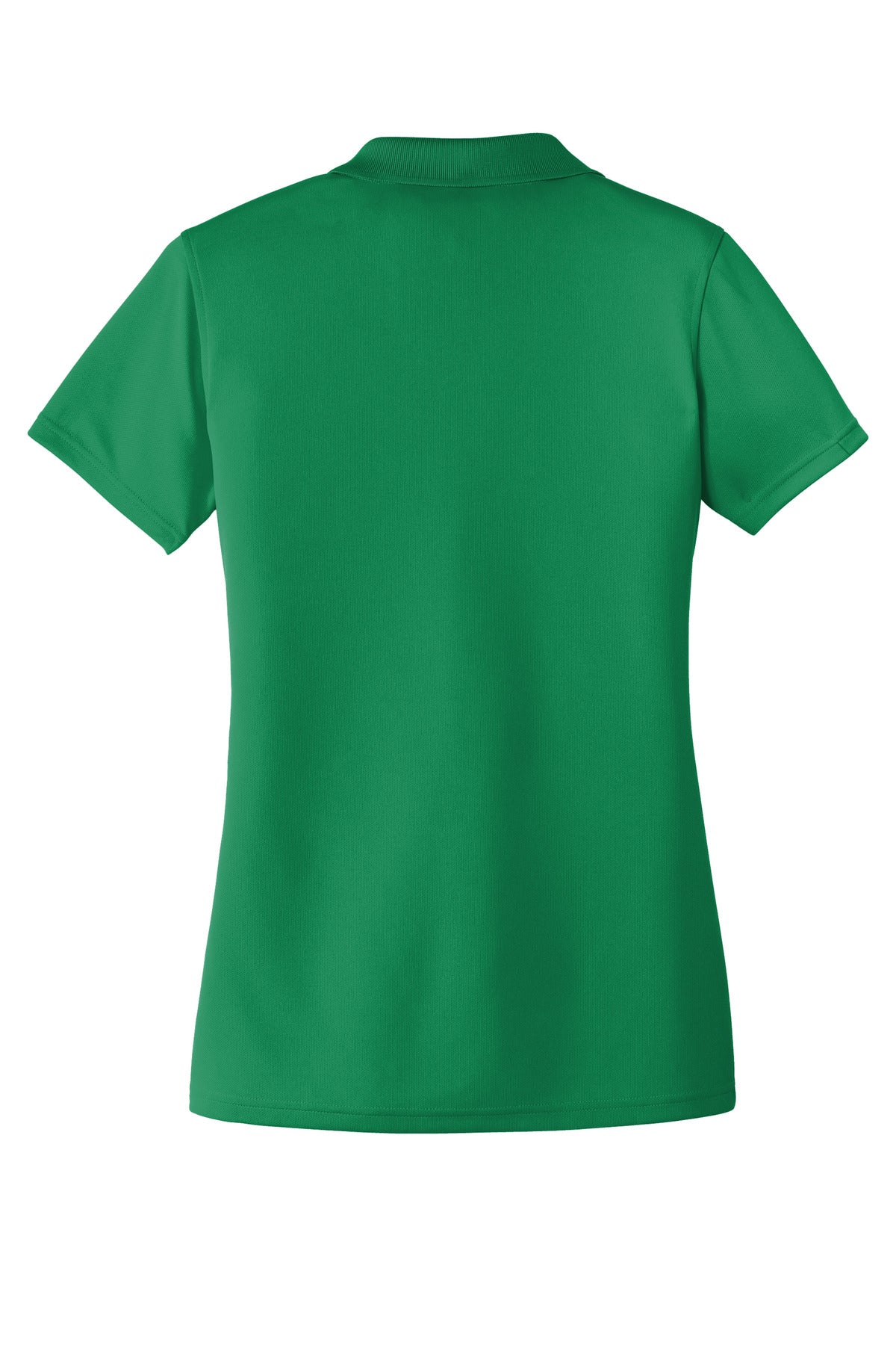 Rear View of Brt Kelly Grn Port Authority Women's Dry Zone UV Micro-Mesh Polo. LK110