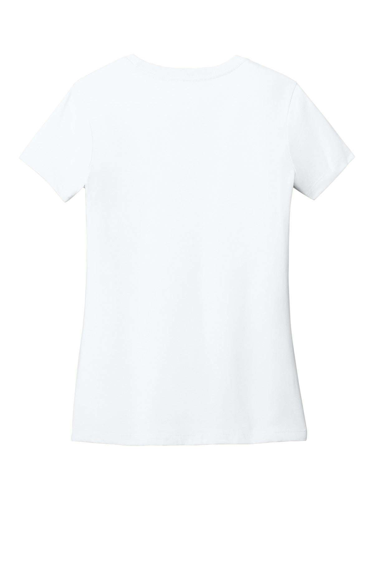 Rear View of BrtWhite District Women's Perfect Weight CVC Tee DT188