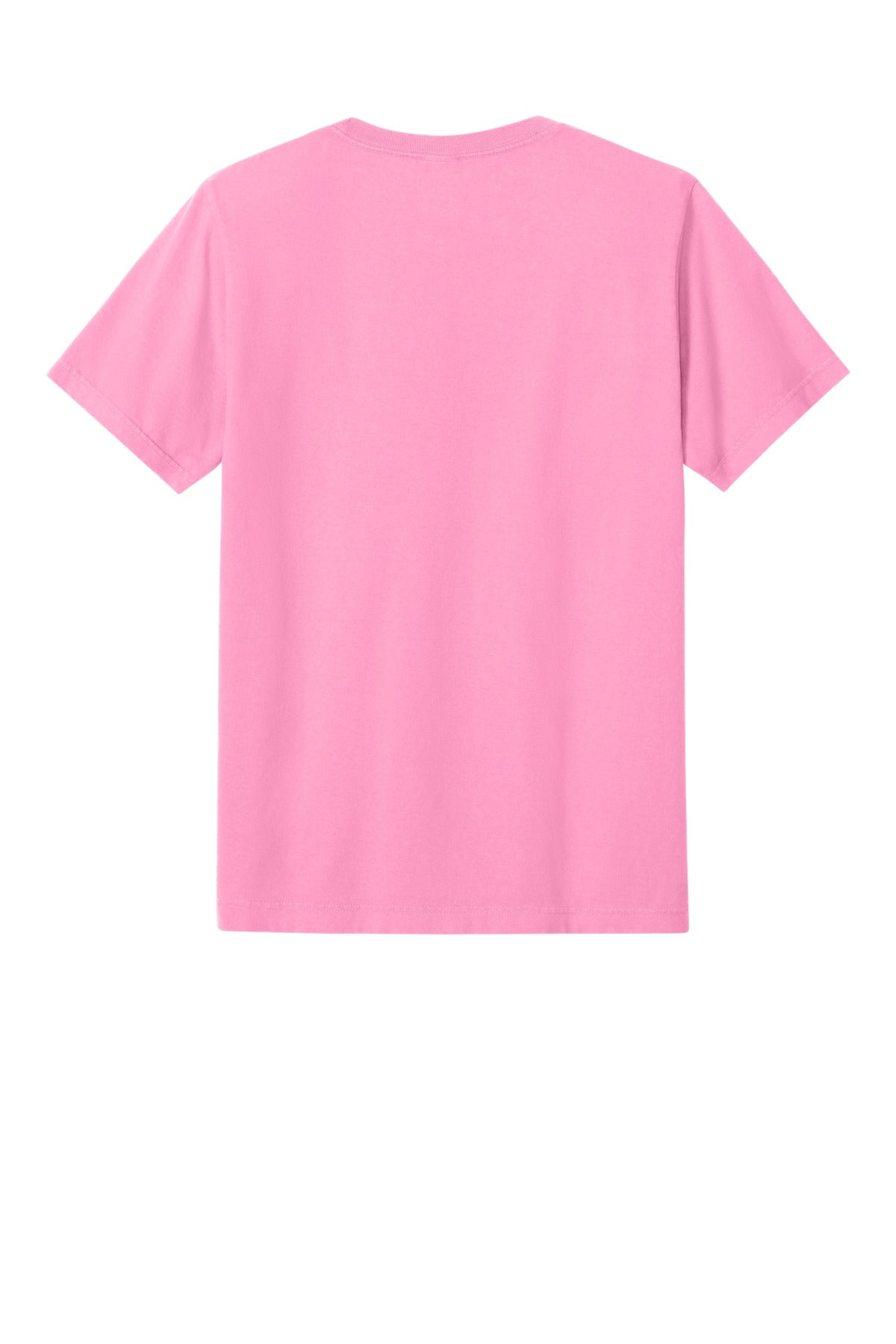 Rear View of BubleGum BELLA+CANVAS Unisex Heavyweight Garment-Dyed Tee BC4810GD