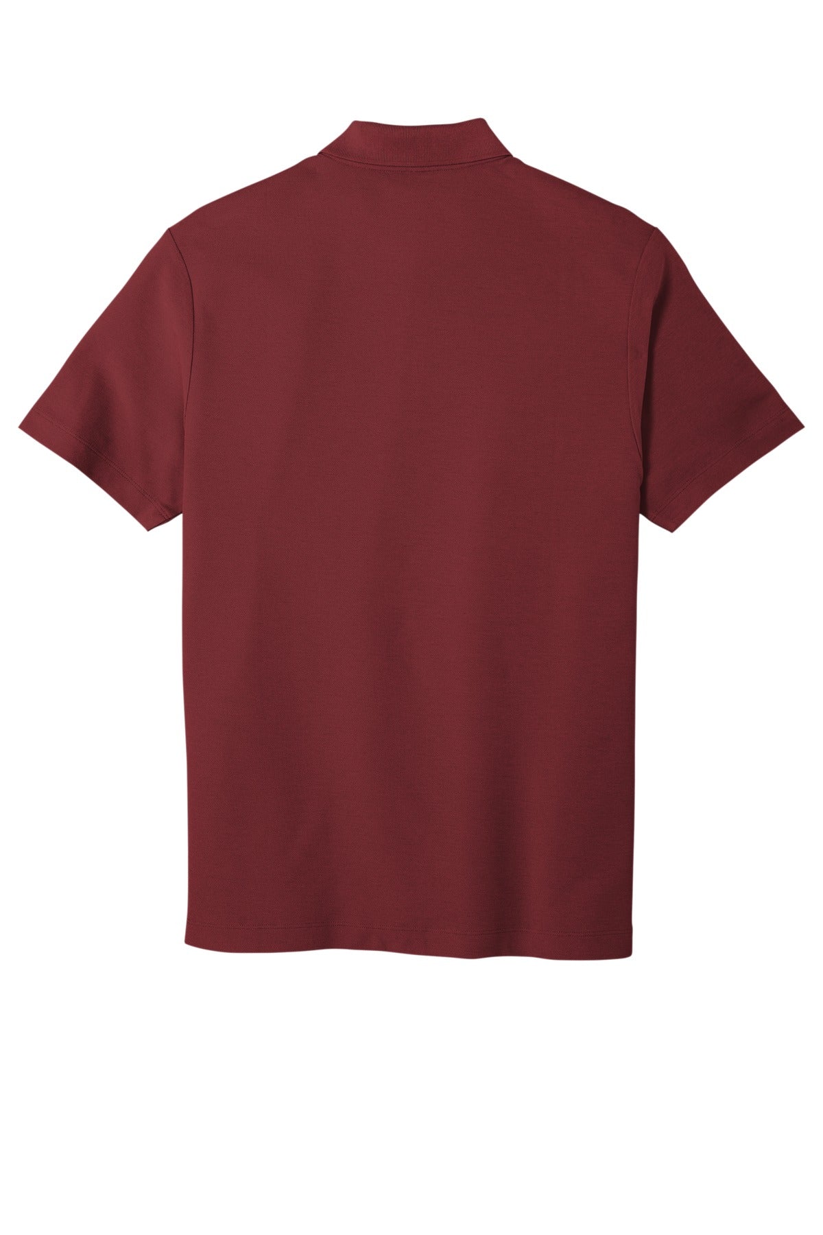 Rear View of Burgundy Port Authority SuperPro React Polo. K810