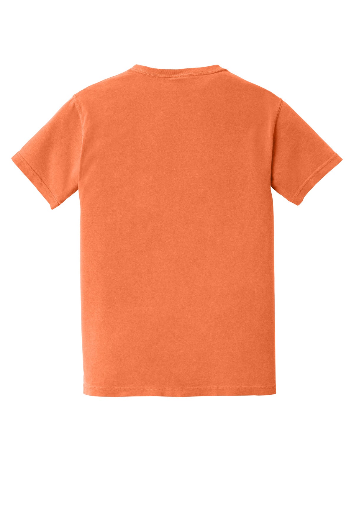 Rear View of BurntOrng COMFORT COLORS Heavyweight Ring Spun Pocket Tee. 6030