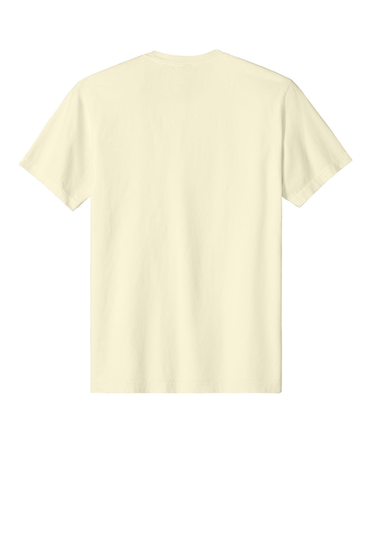 Rear View of Buttermilk BELLA+CANVAS Unisex Heavyweight Garment-Dyed Tee BC4810GD