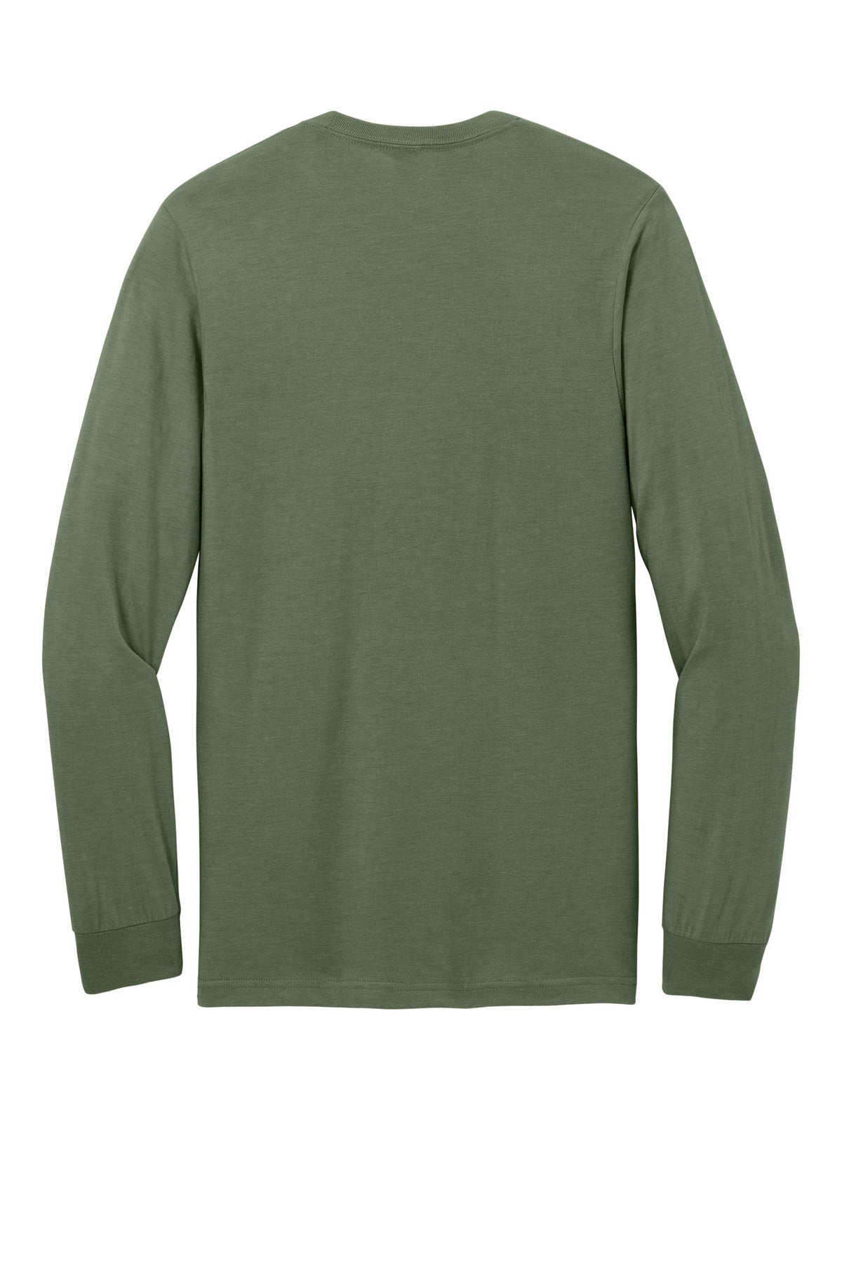 Rear View of Cactus Gildan Softstyle CVC Long Sleeve Tee 64440CVC