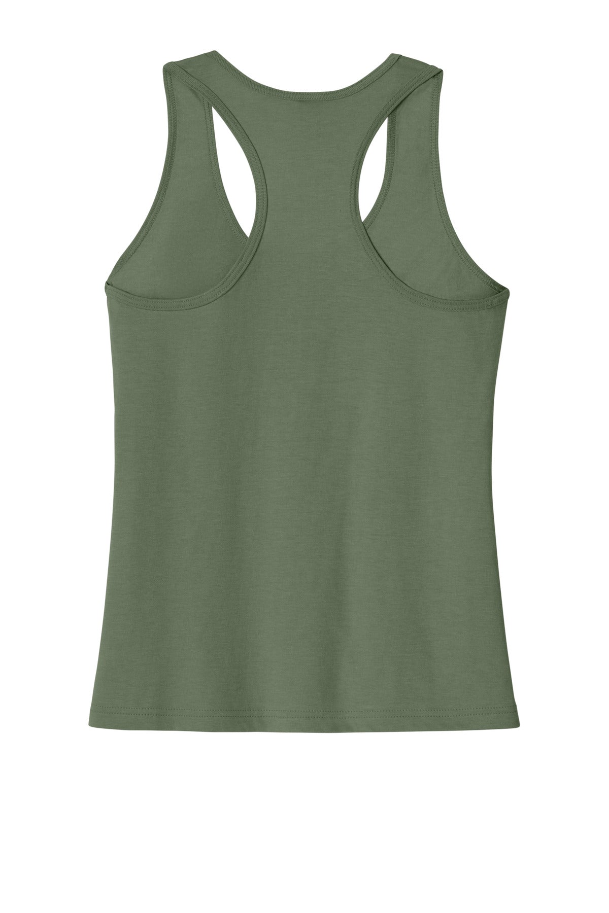 Rear View of Cactus Gildan Softstyle Women's CVC Racerback Tank 64220LCVC
