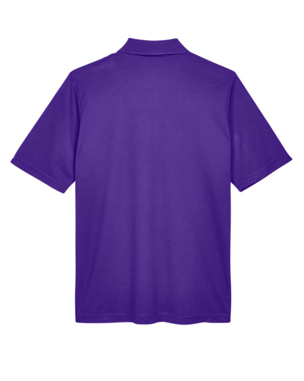 Rear View of Campus Purple Men's Origin Performance Piqué Polo - 88181