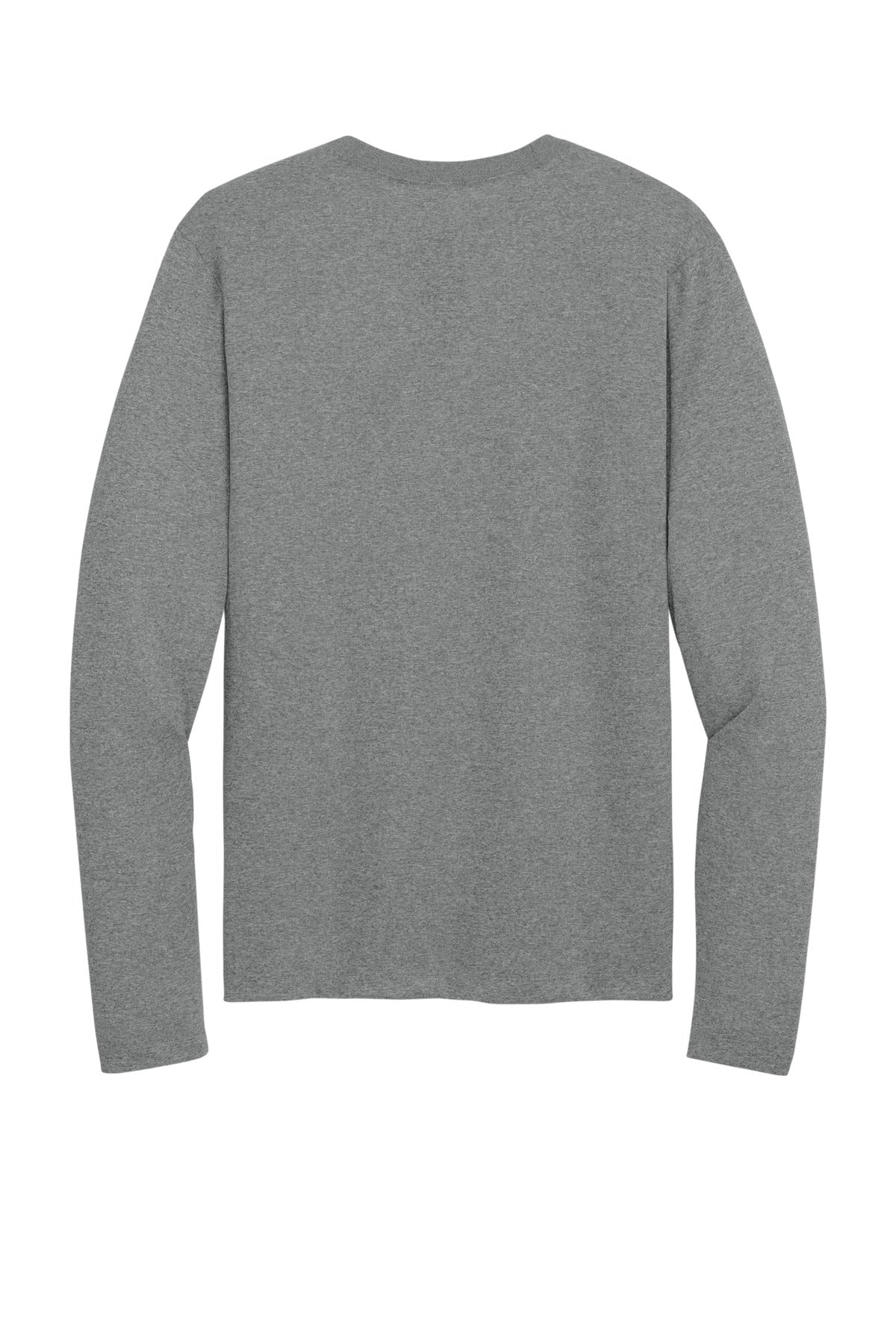 Rear View of CarbonHthr Nike Team rLegend Long Sleeve Tee NKHQ4550