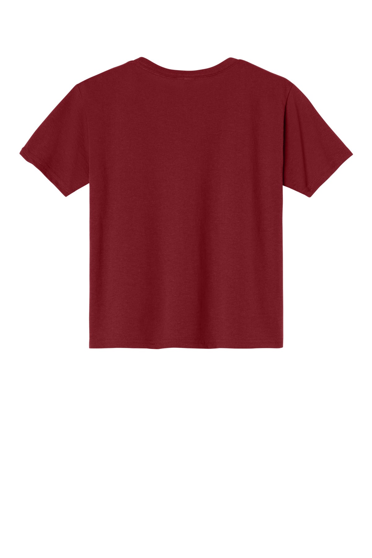 Rear View of Cardinal Jerzees - Youth Dri-Power 50/50 Cotton/Poly T-Shirt. 29B